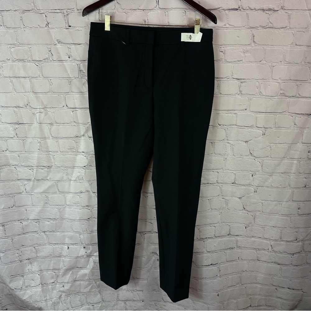 white house black market comfort stretch slim trouser sz 10 classic minimalist